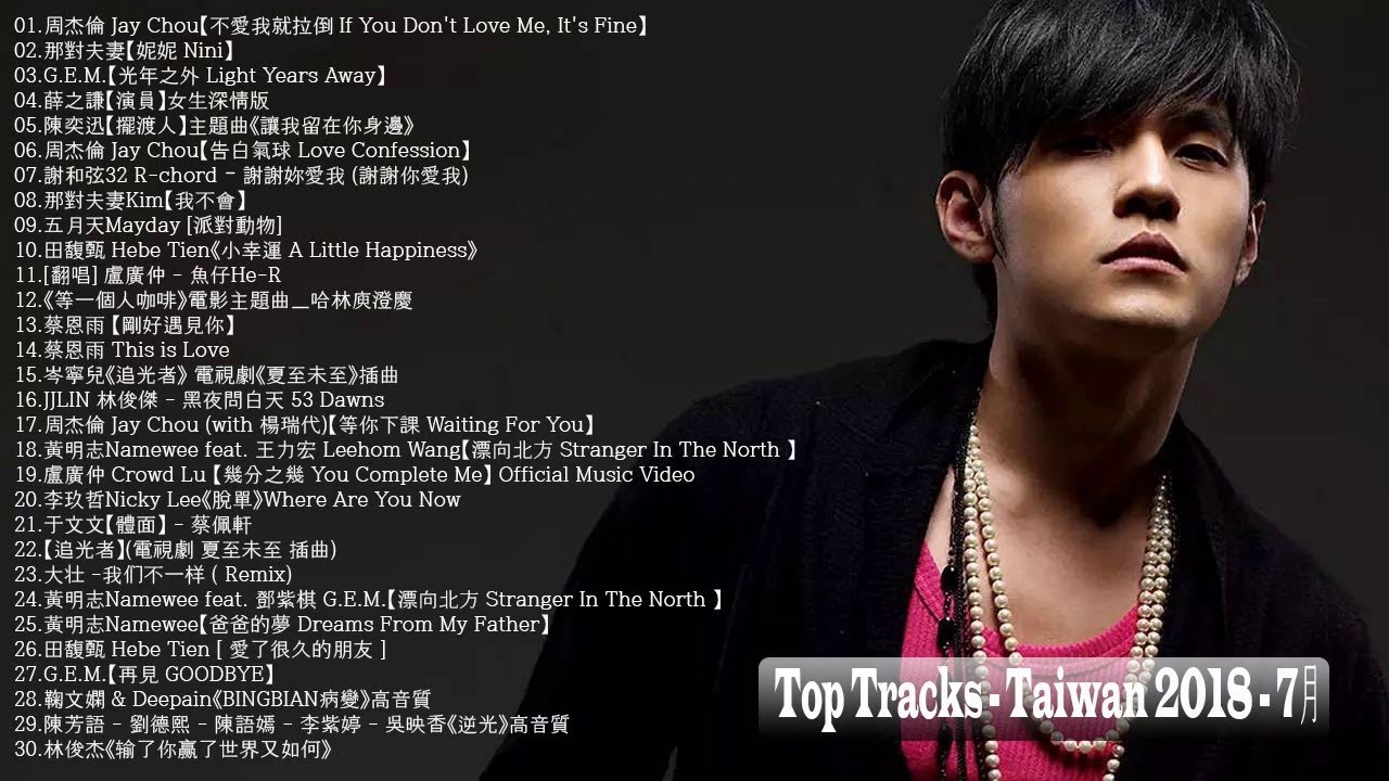 Taiwan New Pop Music 2018 - Top Taiwanese Pop Music 2018 - Best Chinese Music Pop Playlist
