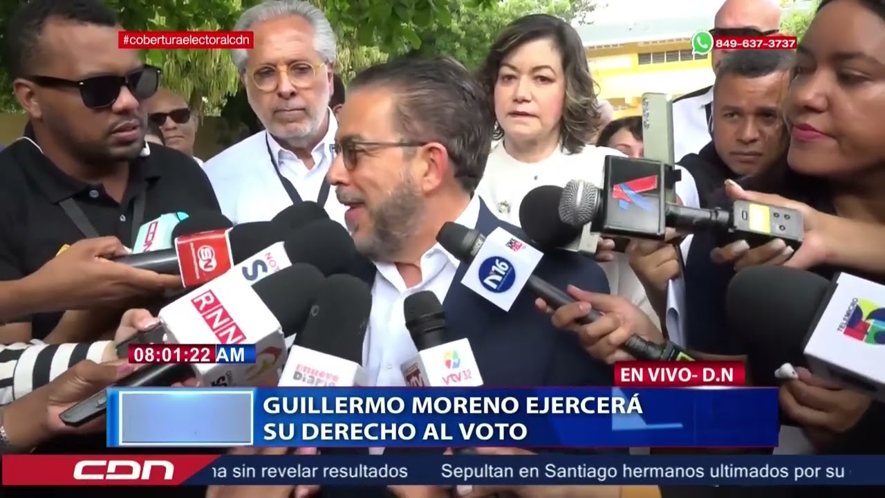Guillermo Moreno ejercerá su derecho al voto