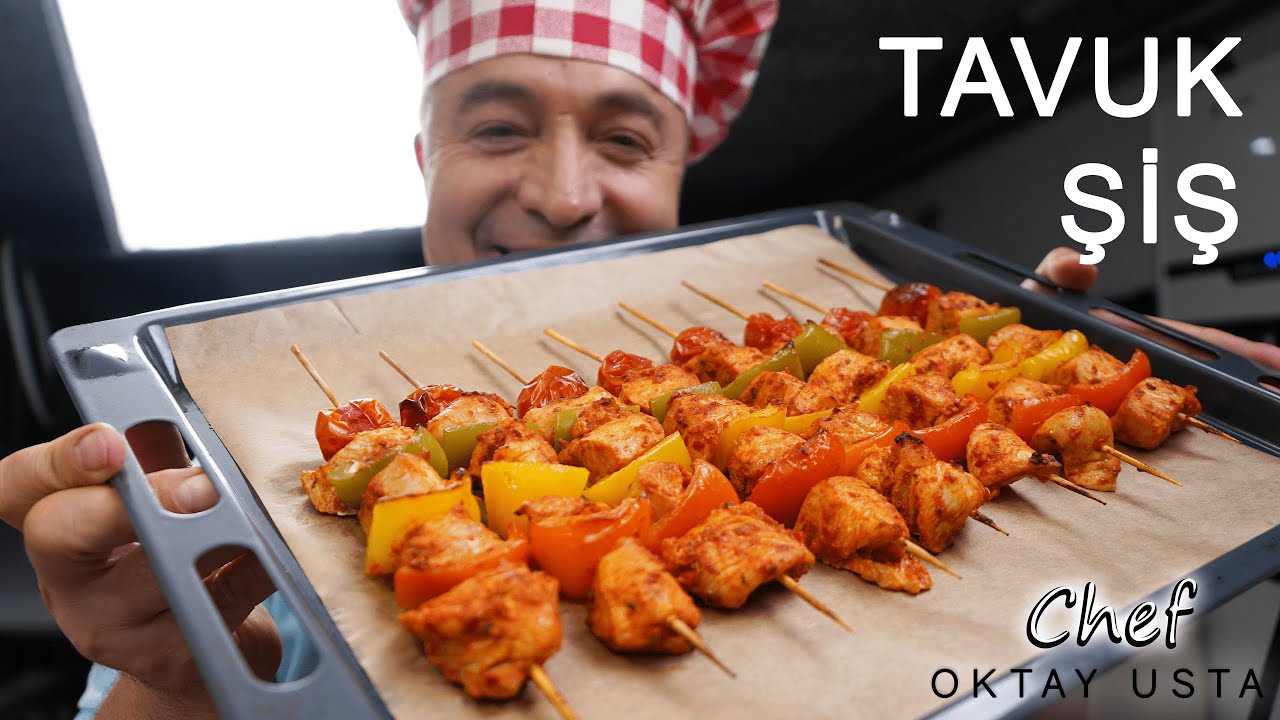TAVUK ŞİŞ TARİFİ❗️Fırında &Ouml;zel Sosuyla Tavuk Şiş | Chef Oktay Usta