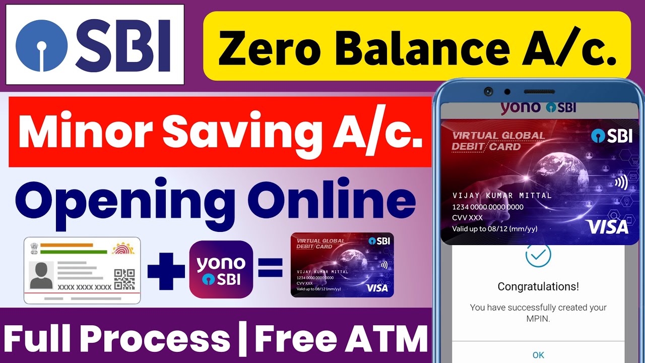SBI Minor Account Opening Online 2025 | SBI Minor Account Open Online | Minor Account Opening