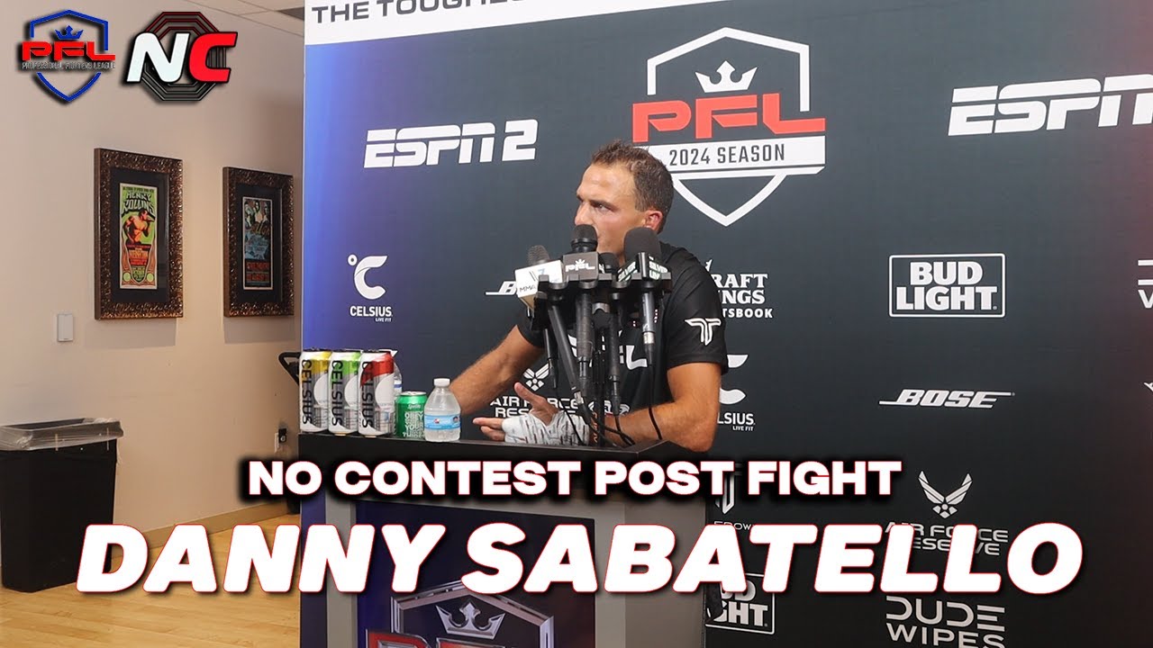 Fighter RETIRES After Controversial Loss | Danny Sabatello Post Fight | PFL Hollywood 2024
