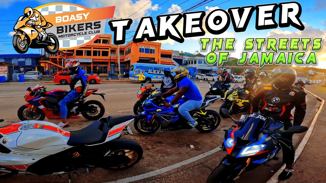 We did a FREE motorcycle stunt show! - BOASY BIKERS Annual Group Ride - PART 4!