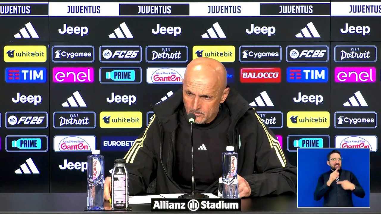 JUVE-SASSUOLO, SPALLETTI: “Sono disponibile ad ascoltare la Società”. Conferenza stampa