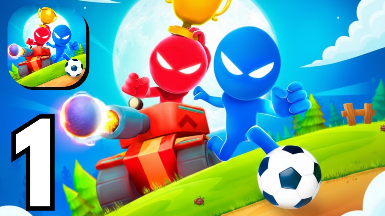 Stickman Party 234 MiniGames - Gameplay Walkthrough Part 1 Tutorial NEW Mobile Game (Android,ios)