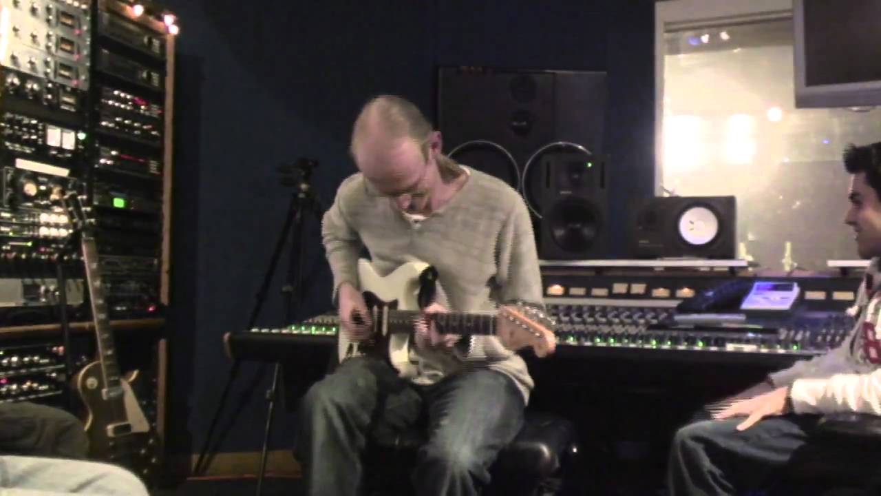 Ryan Marshall Recording Guitar with Dr Z Carmen Ghia & Jaz 20/40 amps