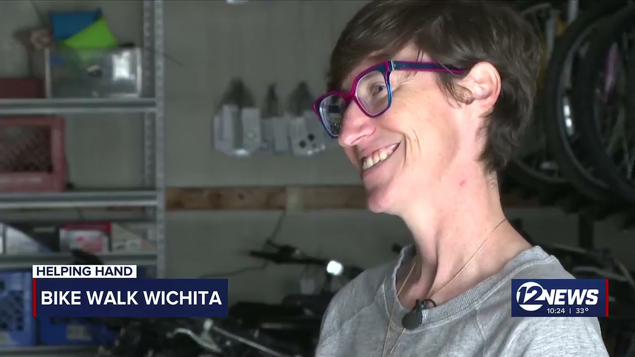 Bike Walk Wichita receives Helping Hand donation to support community transportation programs