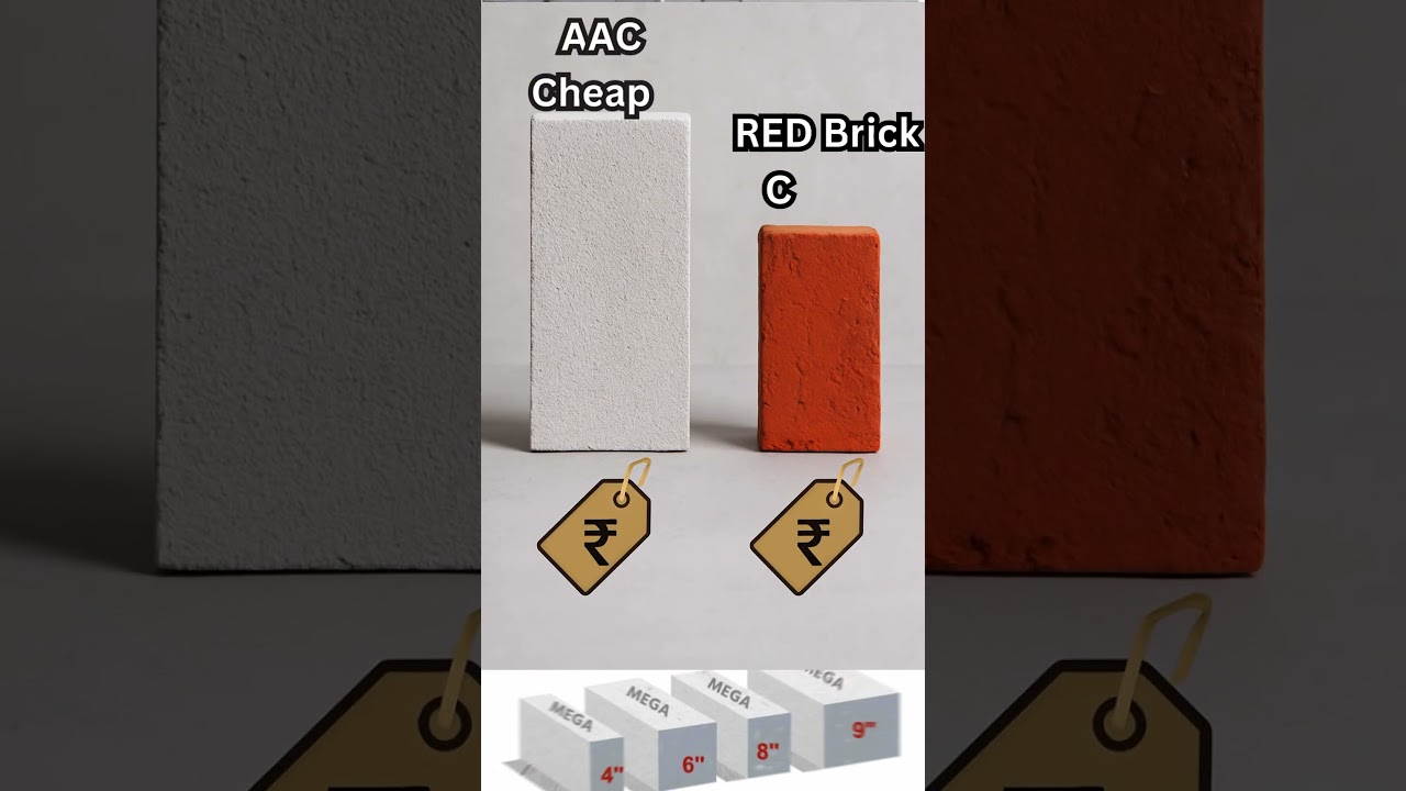 Building a House? AAC Block is the Super Choice! 🏠🔥Megalite #shorts#Construction #buildingmaterials