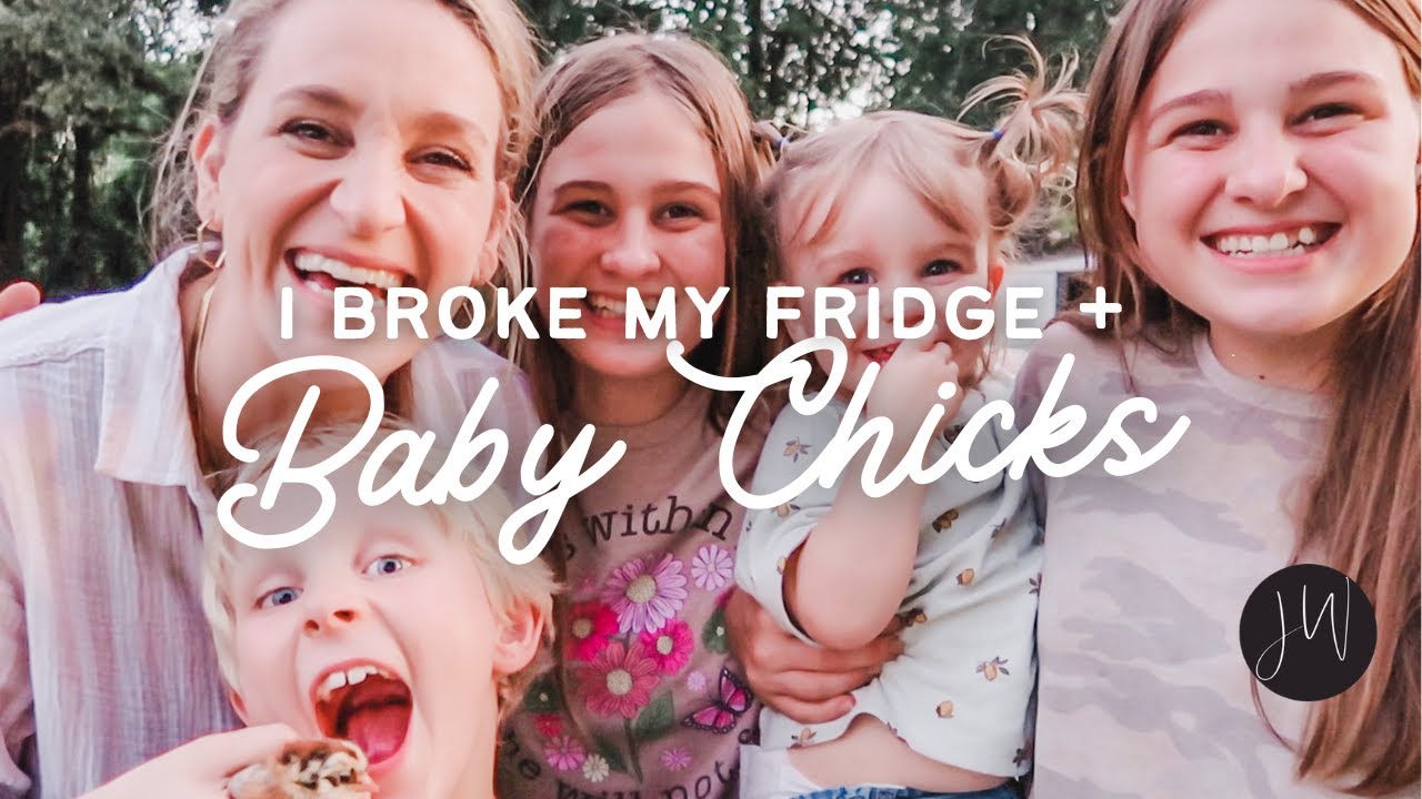 I Broke My Fridge + Baby Chicks !! | A Weekly Vlog