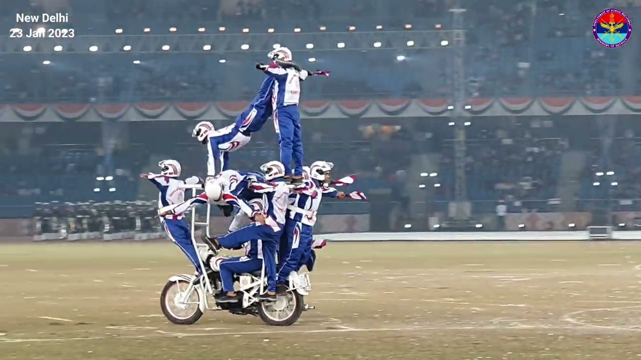 Military Tattoo | Stunning Bike Stunts 🏍