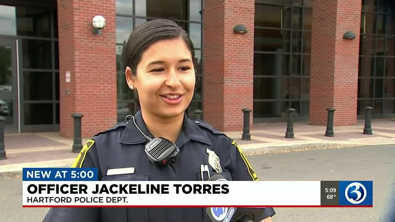 Hartford police officer credited with saving baby's life