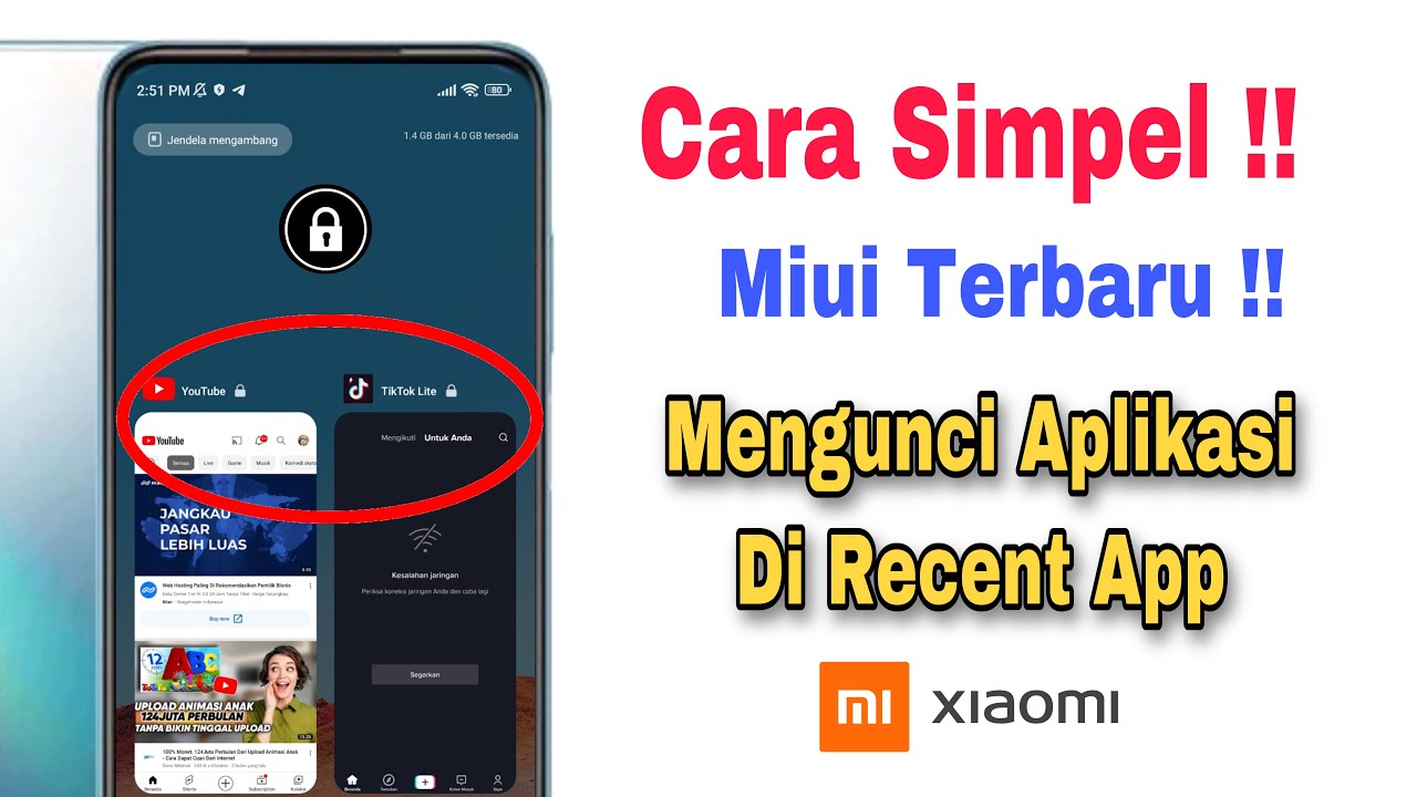 Cara Mengunci Aplikasi Di Recent App Miui 13