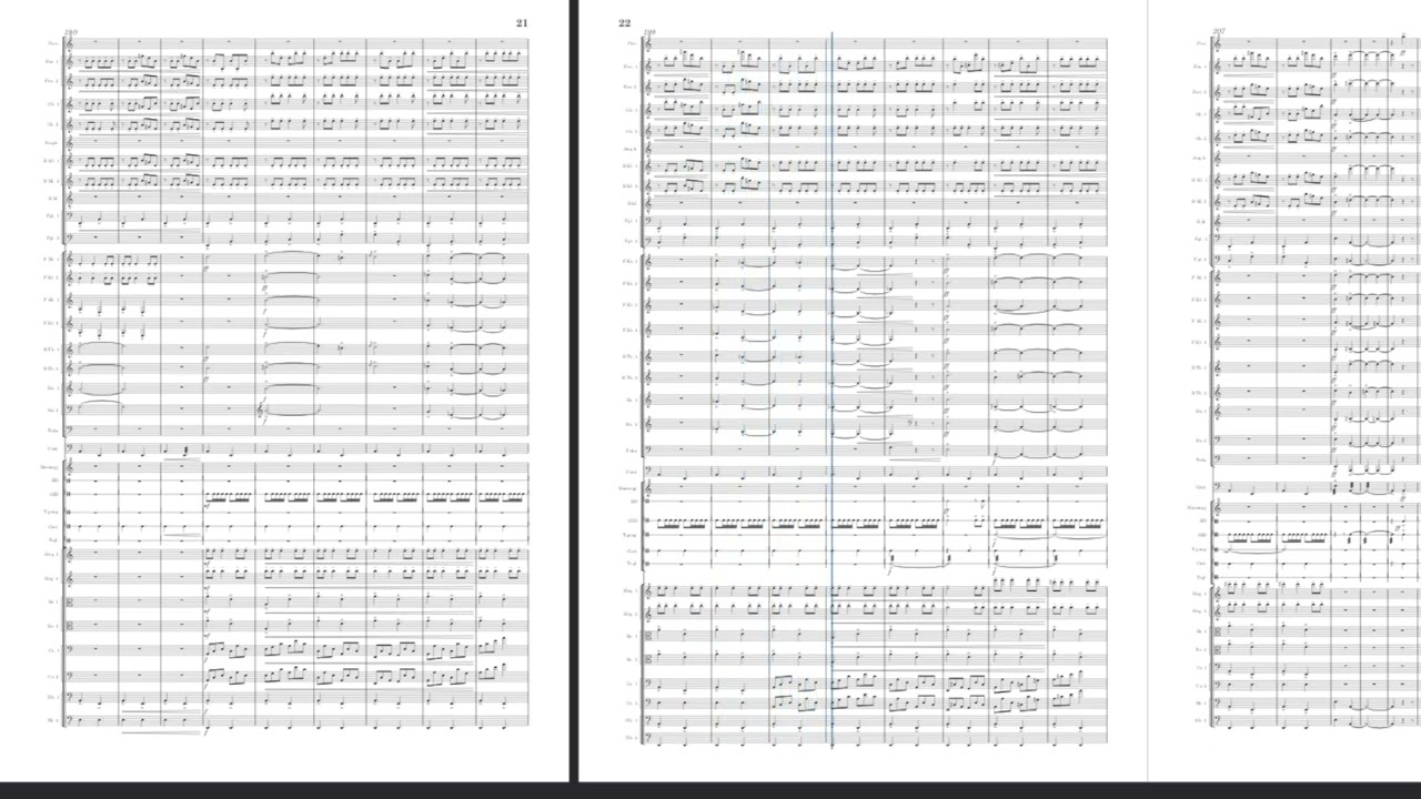 Deux mouvements pour Orchestre