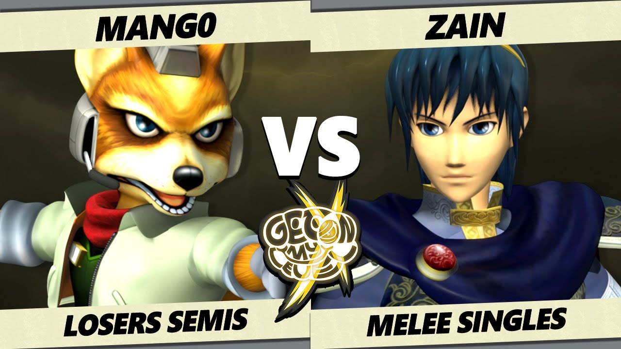 GOML X LOSERS SEMIS - Mango (Fox) Vs. Zain (Marth) Smash Melee - SSBM