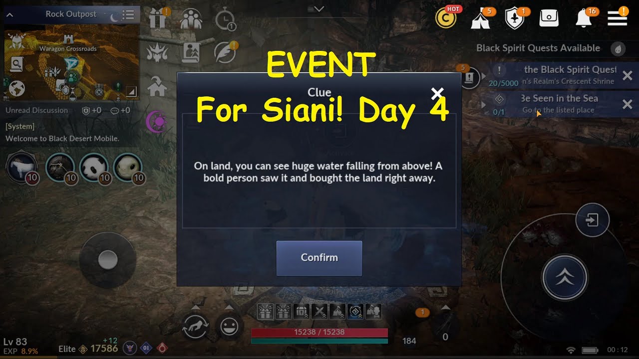 Event For Siani! Day 4 | Black Desert Mobile