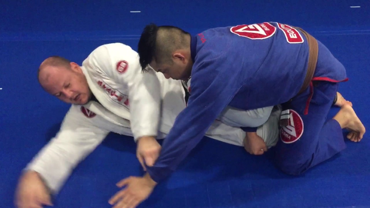 Defending the leg weave pass