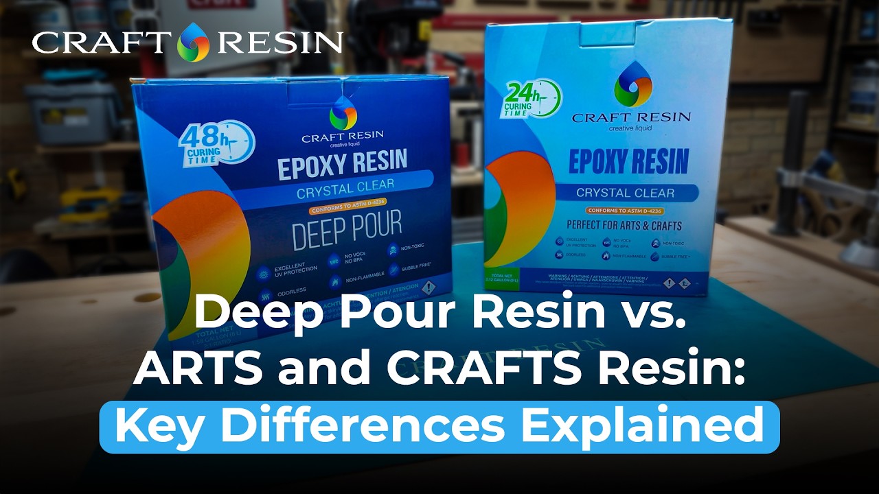 The Difference Between Deep Pour Resin and Arts & Crafts