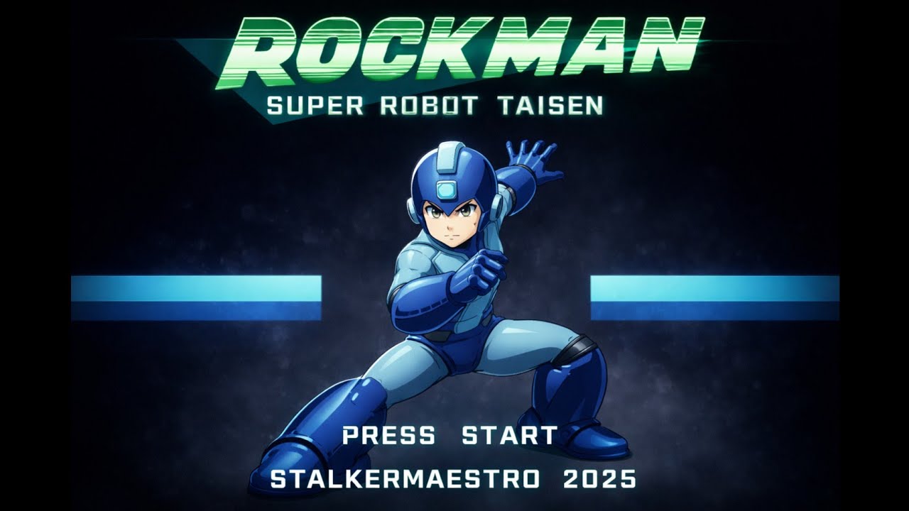 Rockman Super Robot Taisen - Title Screen (Operation Seedleek)