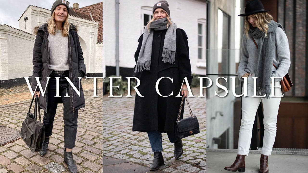 A simple winter capsule wardrobe | 36 items