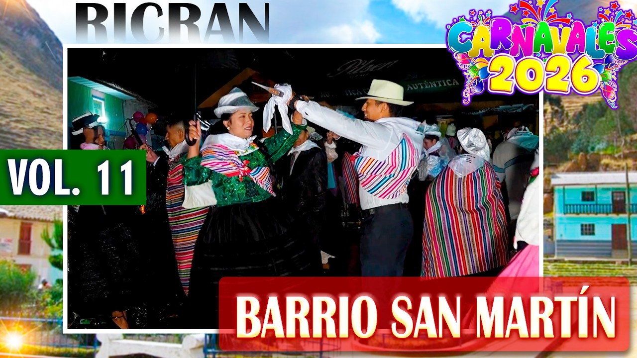 🔴🟢🔵 Ricran 2026 ✨ Carnavales en Honor a Fray San Martin de Porres 🎉 Barrio San Martín // DVD 11