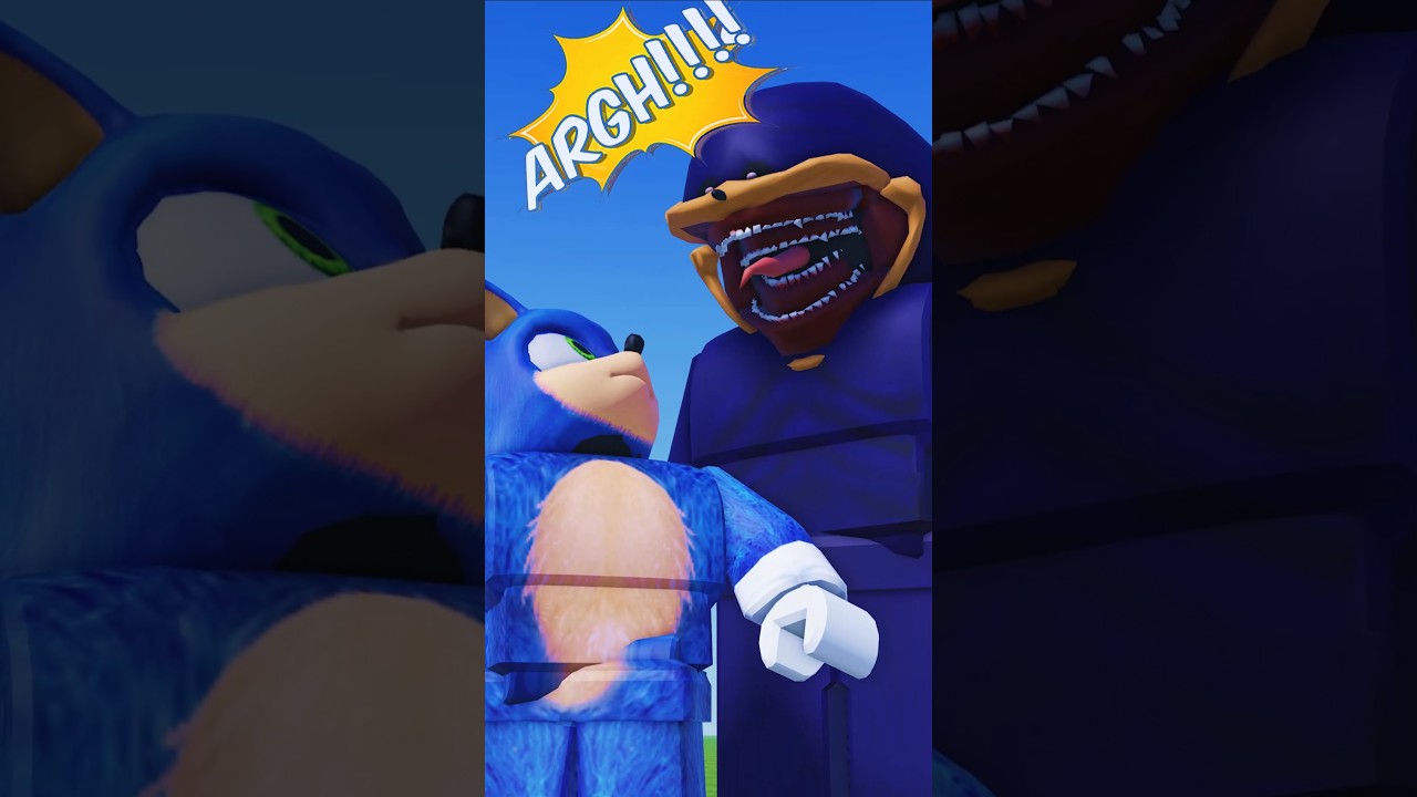 Sonic Tapes took Sonic place 😂. #roblox #trending #shorts