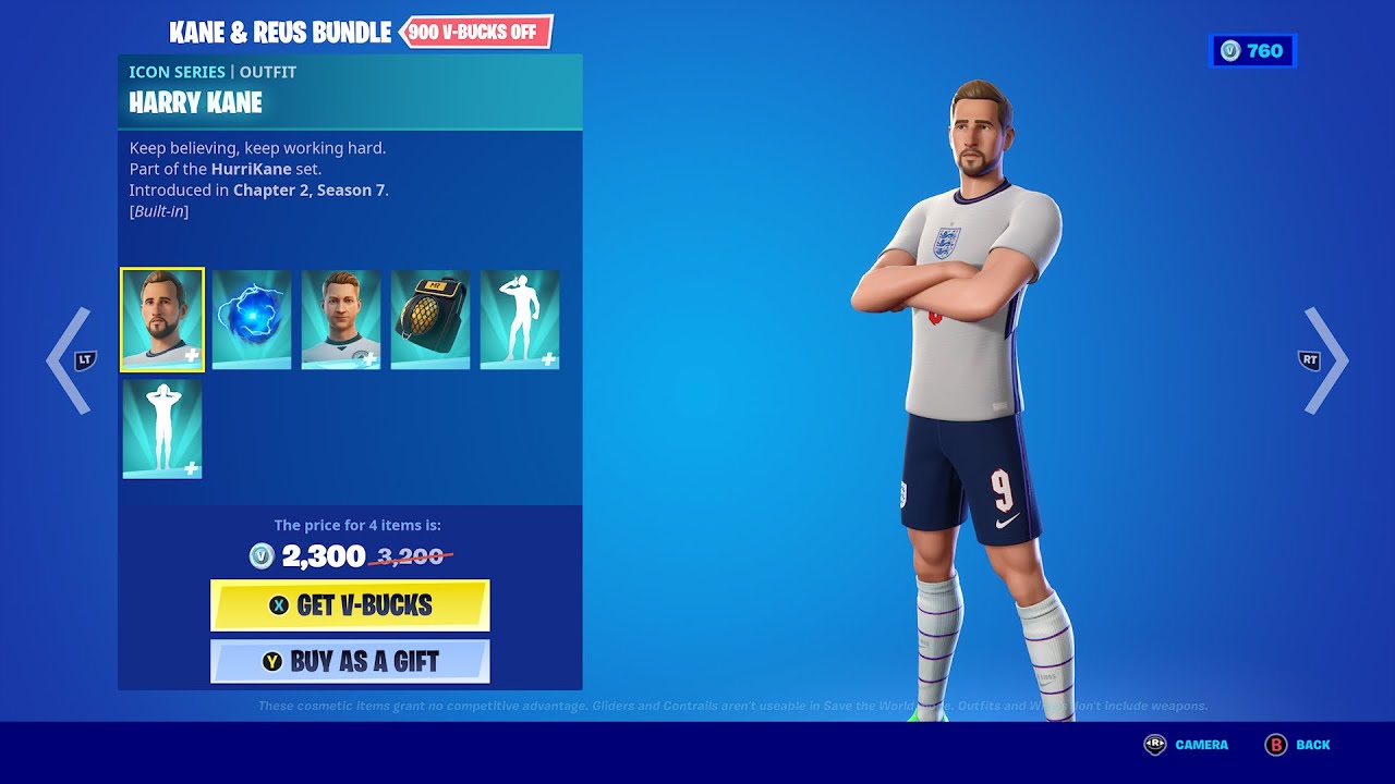Fortnite Item Shop, July 1st 2022 - HARRY KANE & MARCO REUS SKINS ARS BACK!!