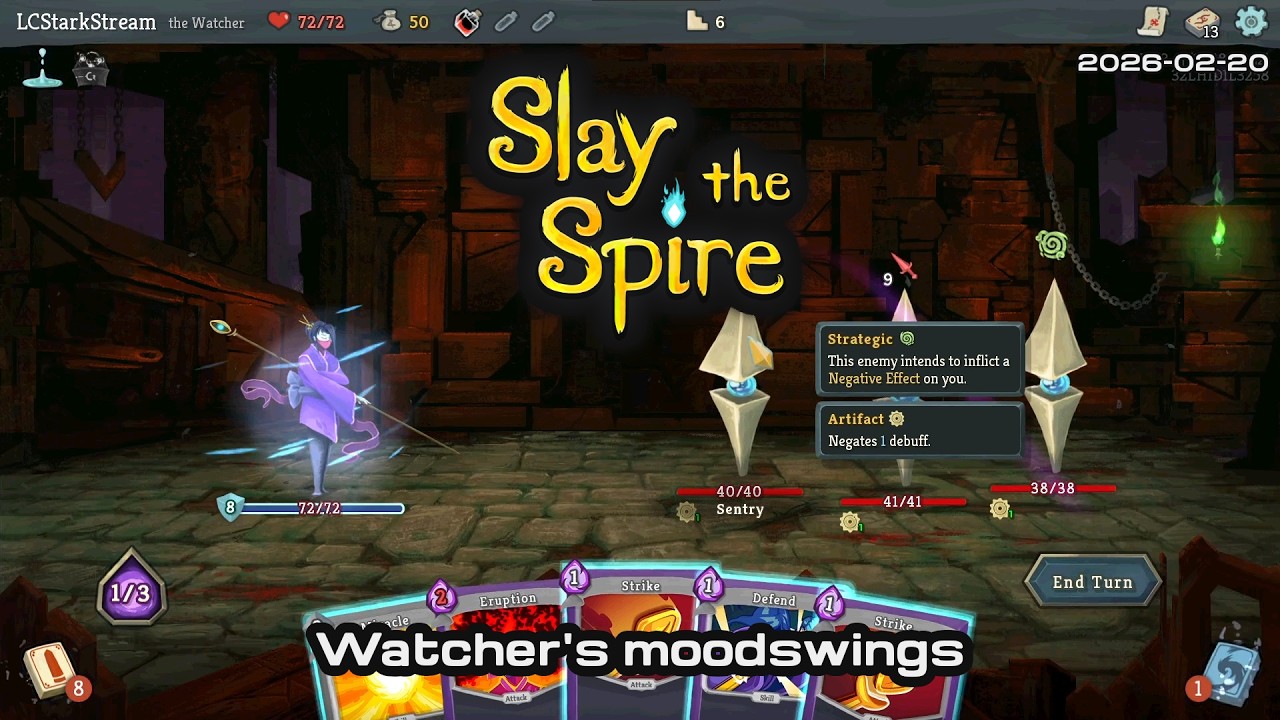 Watcher's moodswings | Slay the Spire Stream 2 2026-02-20