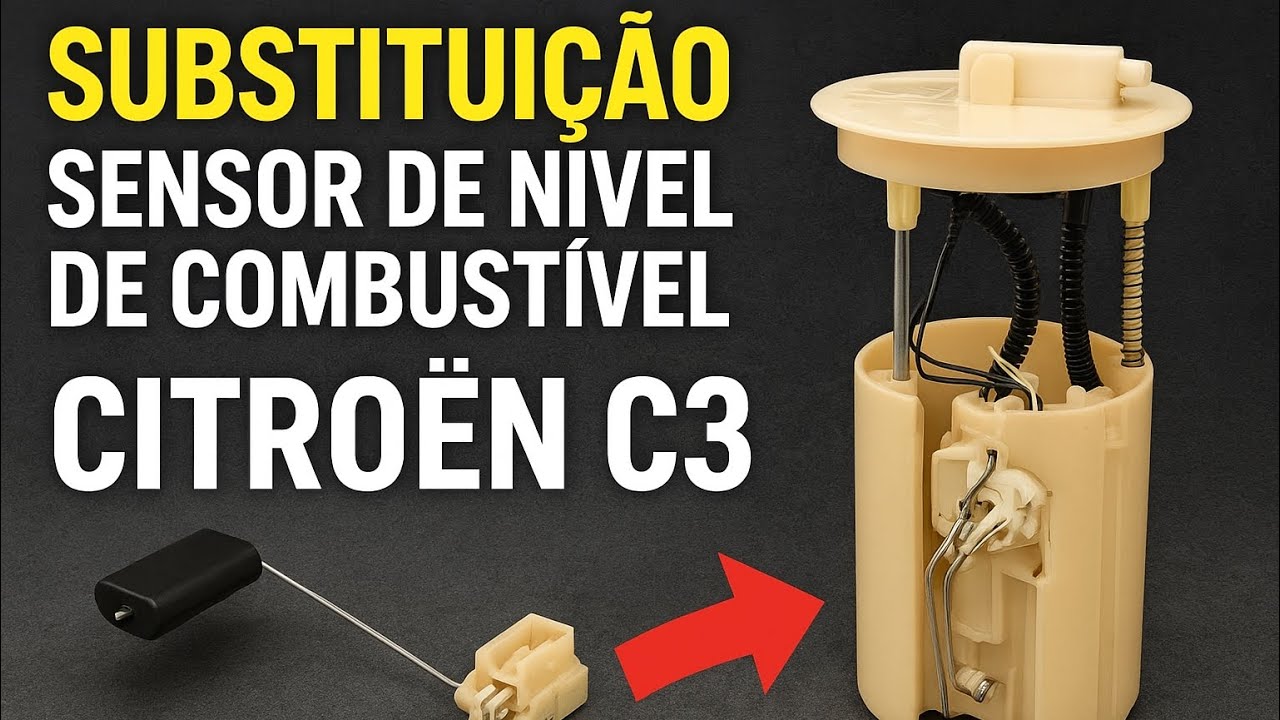 Como substituir sensor nível combustível -Citröen C3