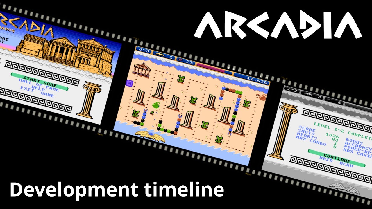 Arcadia - development timeline