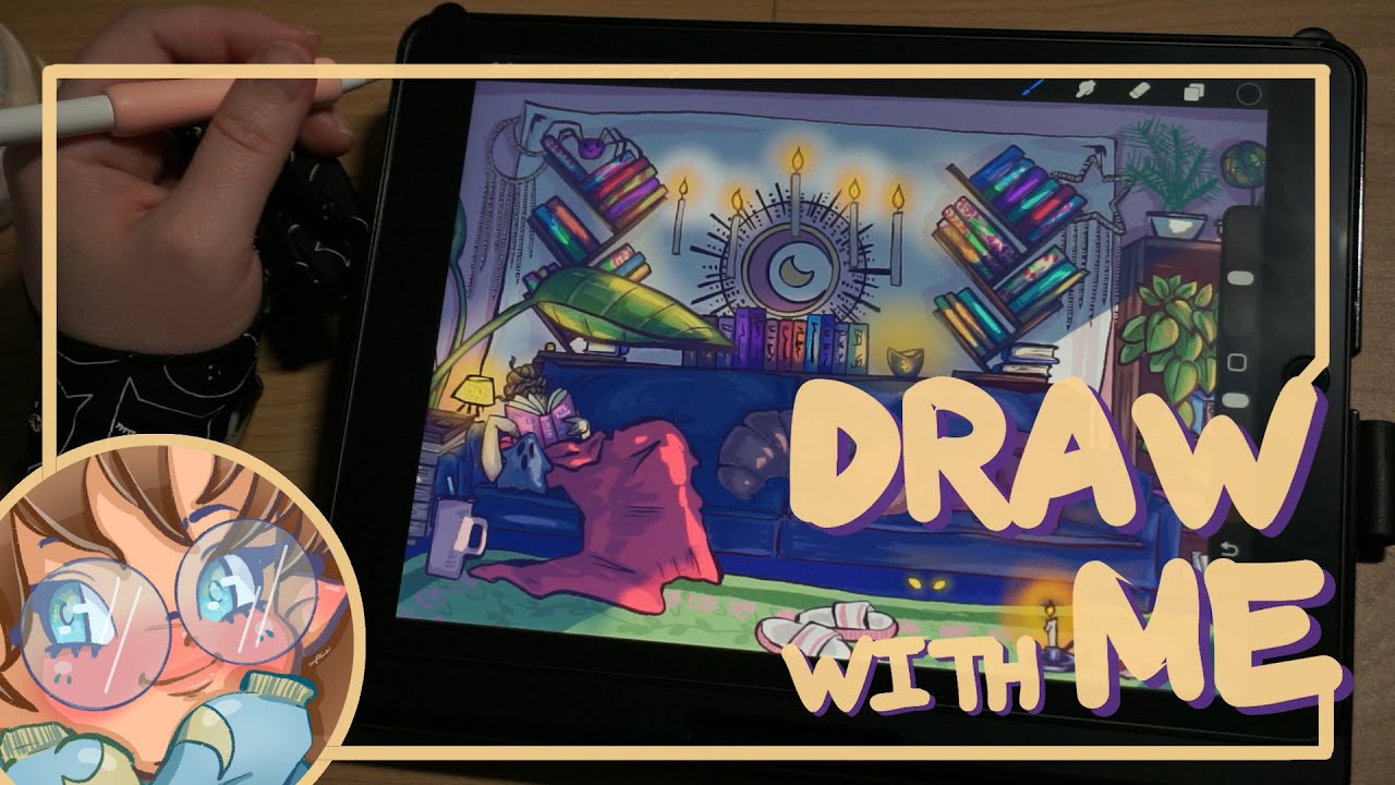Draw with me! Real time Procreate illustration! happycyn