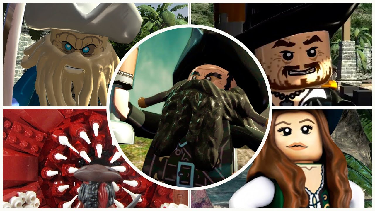 Lego Pirates of The Caribbean  - All Bosses