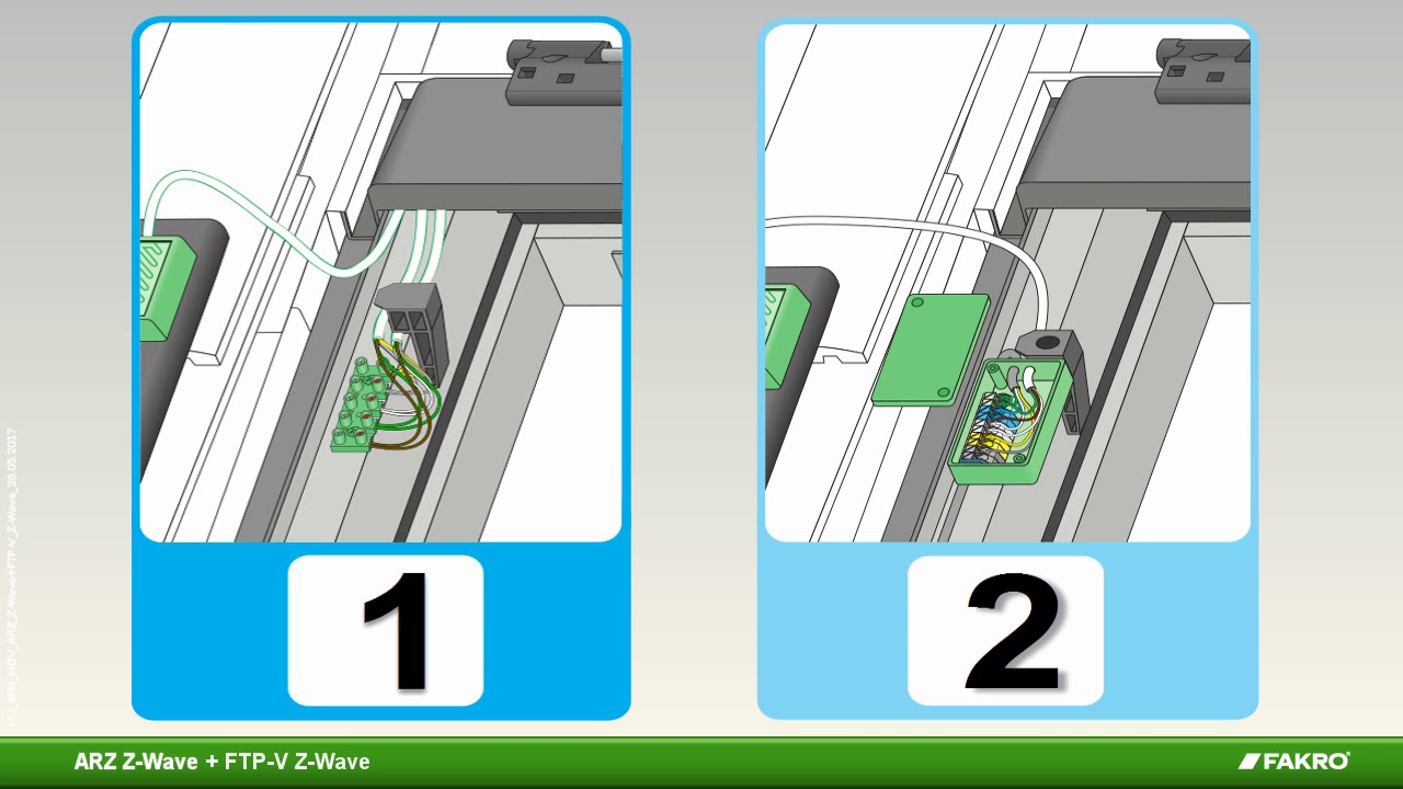 How to install a ARZ Z-Wave with a FTP-V Z-Wave roof window