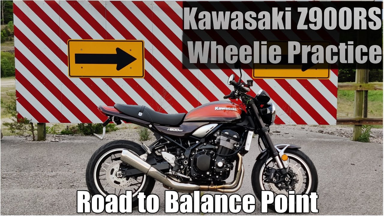 Kawasaki Z900RS Wheelie Practice | Road to Balance Point