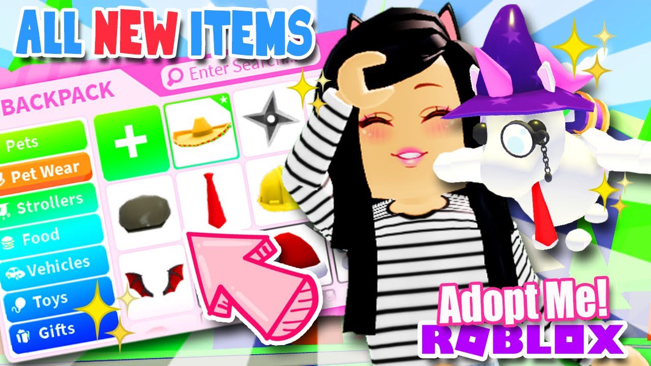 *NEW* MORE ACCESSORIES UPDATE in ADOPT ME ROBLOX Dress Your Pet Update