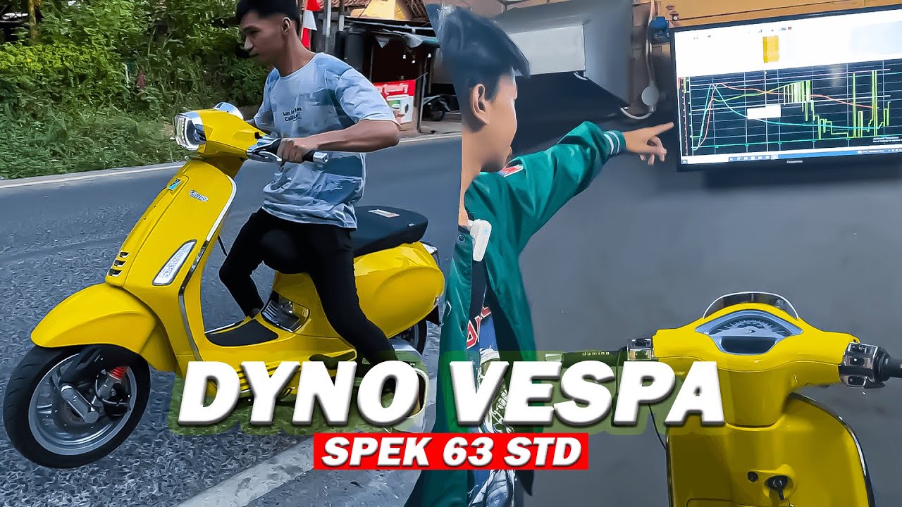 DYNO VESPA BOREUP 63 HARIAN NGEBUTT !! XD
