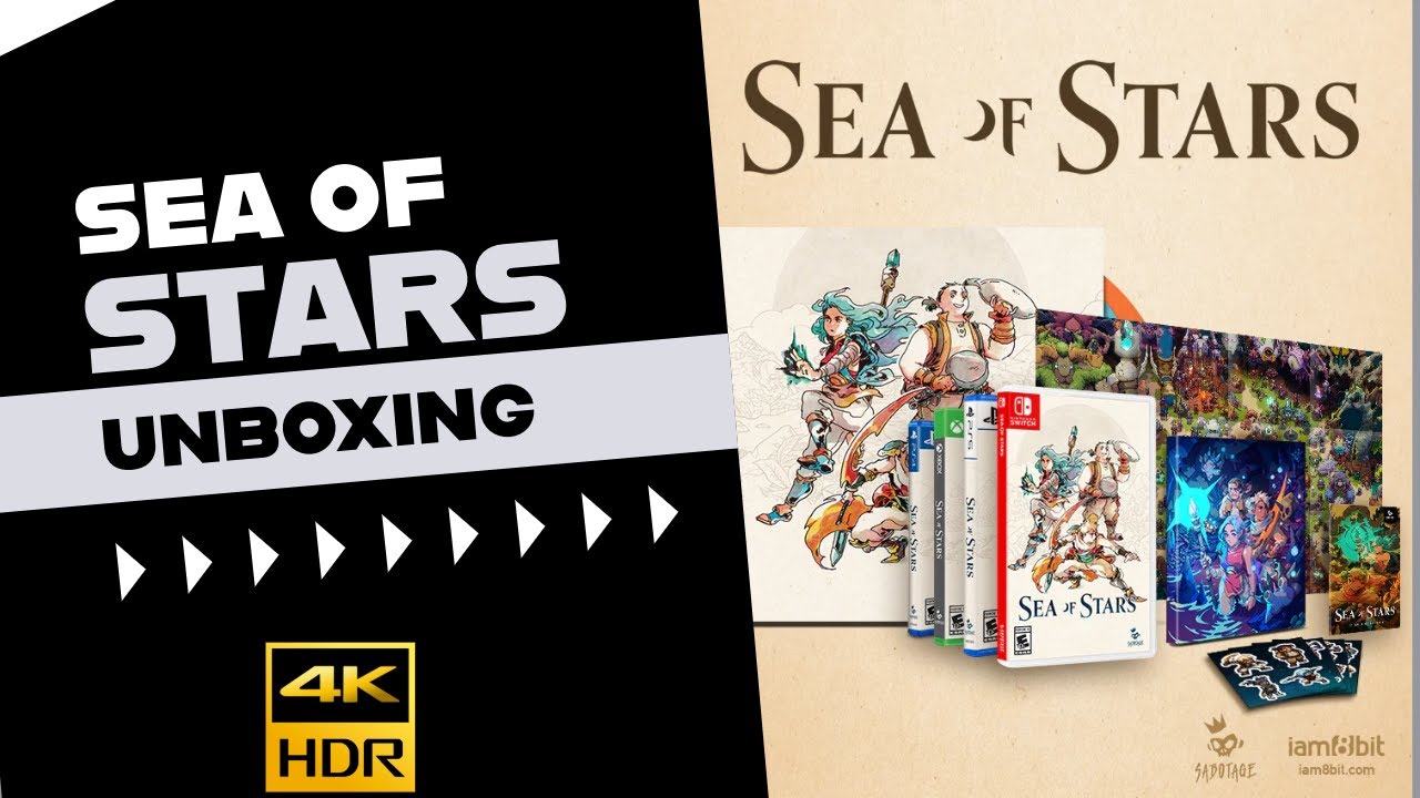 Unboxing Sea of Stars Iam8bit Exclusive Edition Switch
