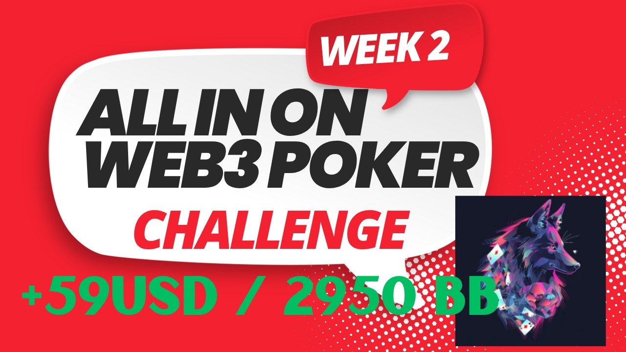All In On Web3 | Week 2 Update | 2nd Place Freeroll Finish & Profit on CoinPoker