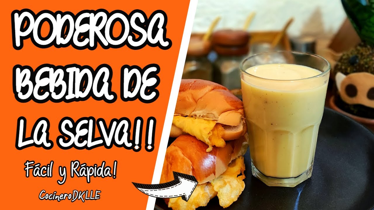 Como preparar CHAPO DE PLÁTANO 🍌 (Bebida POWER 😱!!) | CHAPO DE LA SELVA🚀