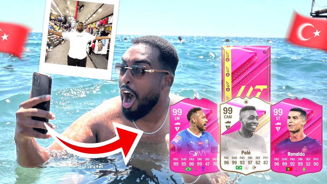 ICH ZIEHE FUTTIE ICON in der TÜRKEI🤩🌊MEIN ERSTES MAL TÜRKIYE 🇹🇷ft. BAZAR, FOOD SPOTS,...🥩I EA FC