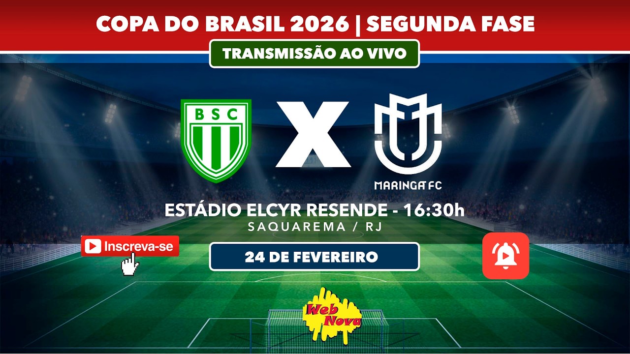 Boavista SC x Maringá FC |AO VIVO| COPA DO BRASIL 2026