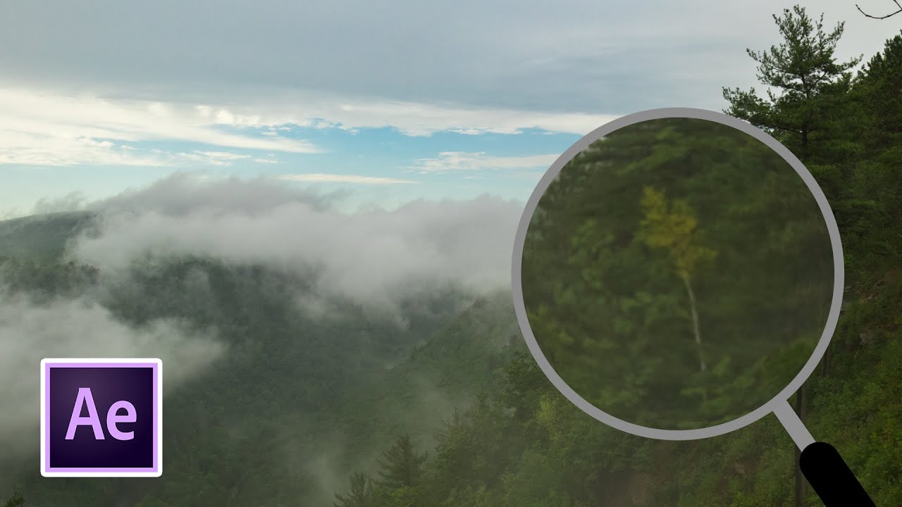 Create  A Magnifying Glass Effect While Learning More About After Effects