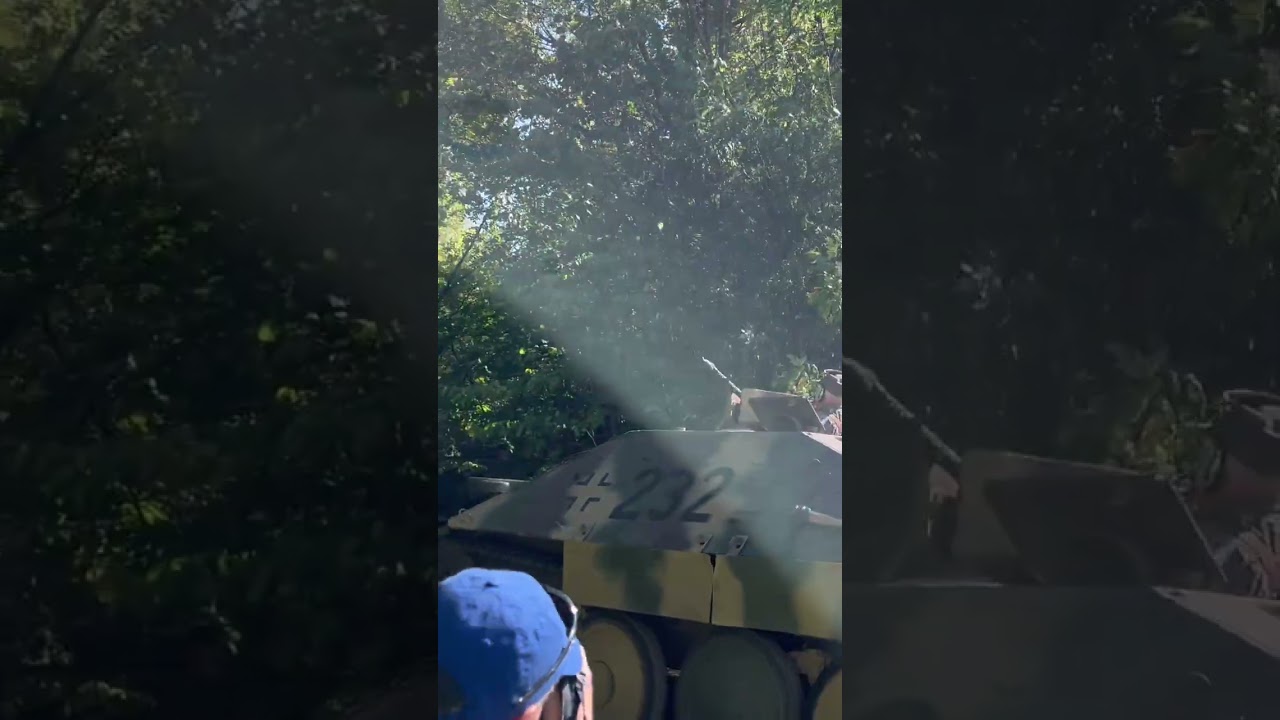 Hetzer at Rockford WW2 #ww2 #history #tank #hetzer #tankdestroyer #reenacting