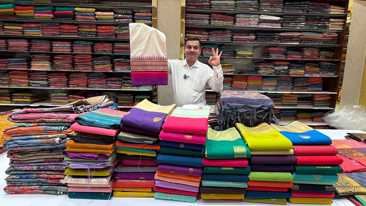 Bangalore Wholesale Budget Friendly Sarees, Pure Mysore Silk & Pure Silk Sarees with Free Shipping.