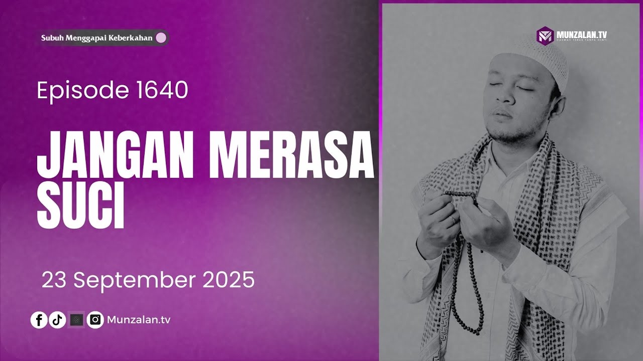 [LIVE] Kajian SMK: Tetap Merasa Pendosa Meski Banyak Amal Kebaikan (Ust. Luqmanulhakim)