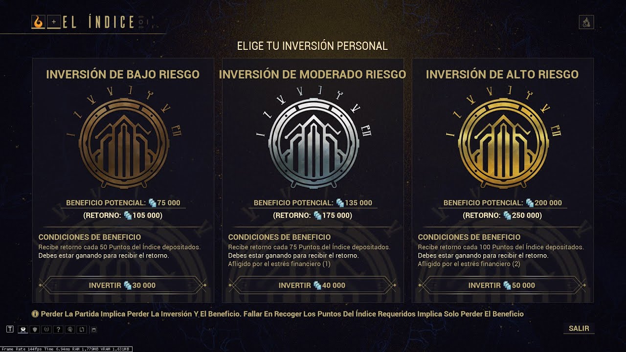 WARFRAME - BITACORA A CONSEGUIR CR&Eacute;DITOS #01 -  ApoloSet