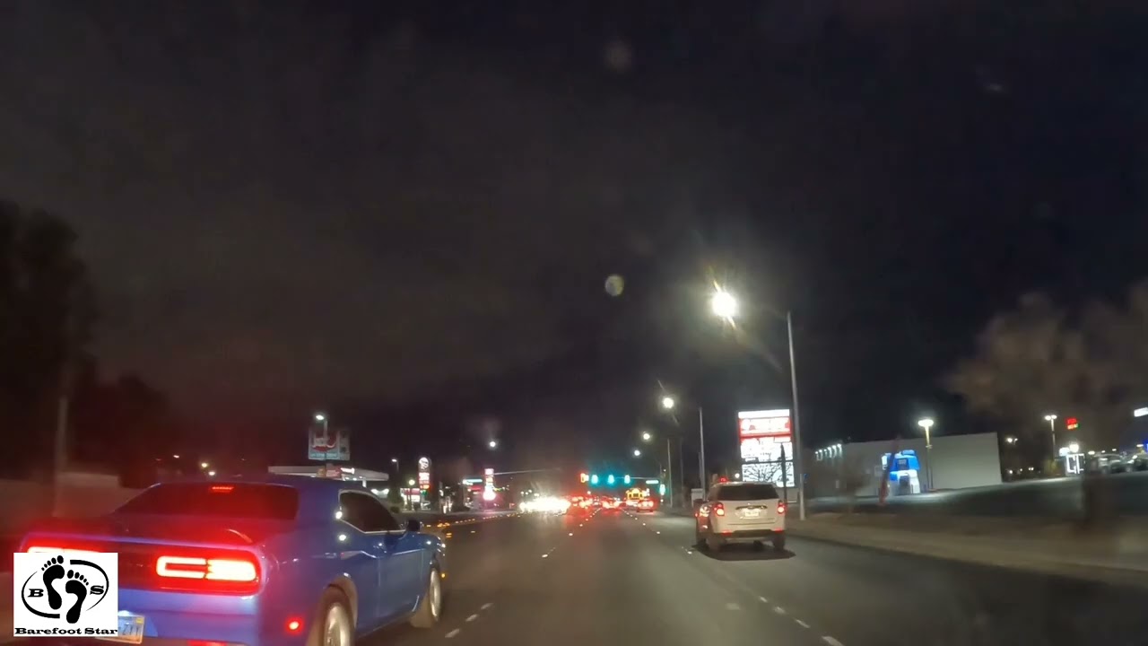 Vegas Early Dawn Drive Tour Las Vegas Streets of East Las Vegas, Nevada!
