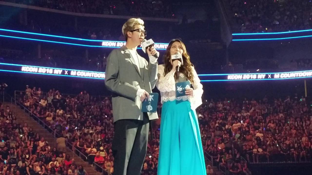 Rap Monster + Ailee talk @ kcon ny 6.25.16