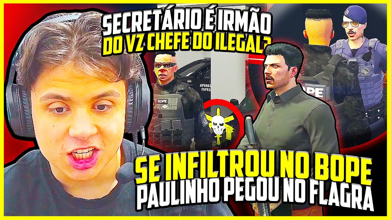 SECRETÁRIO foi pego em FLAGRANTE pelo PAULINHO O LOKO tentando infiltrar no BOPE CAPITAL CITY GTA RP