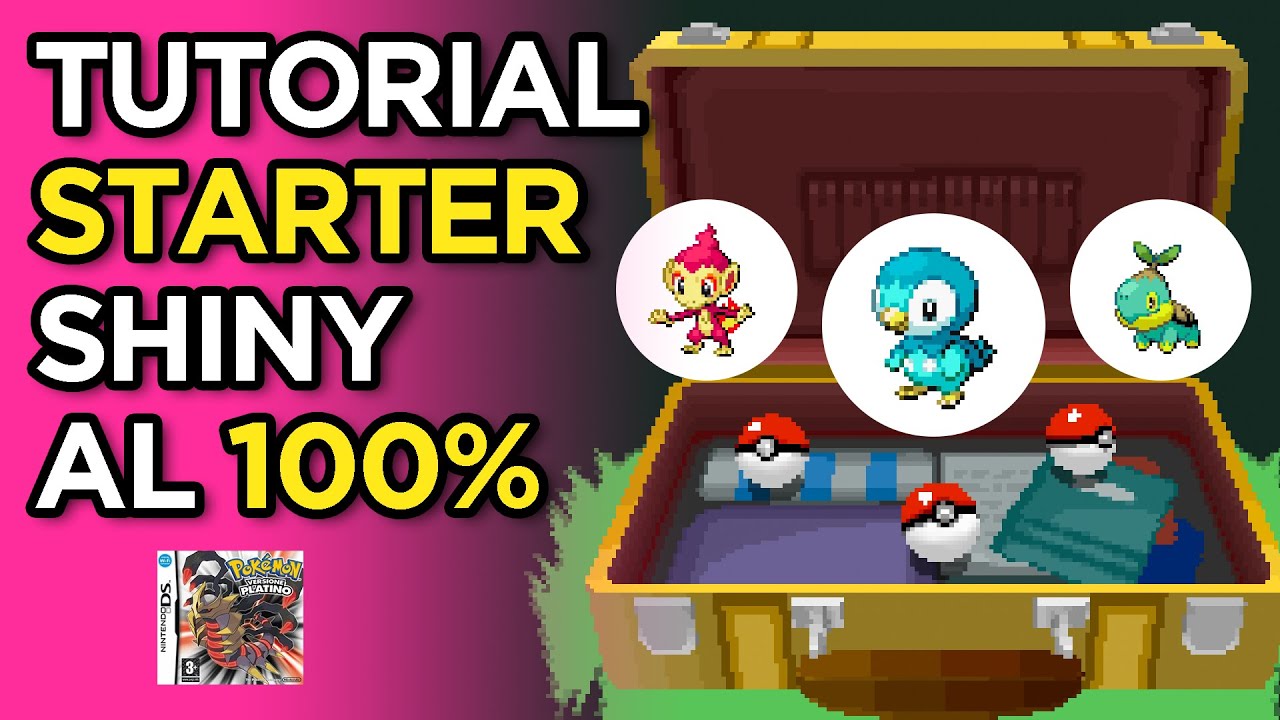 Starter SHINY GARANTITO & Cute Charm Glitch - Pokémon Platino [RNG]