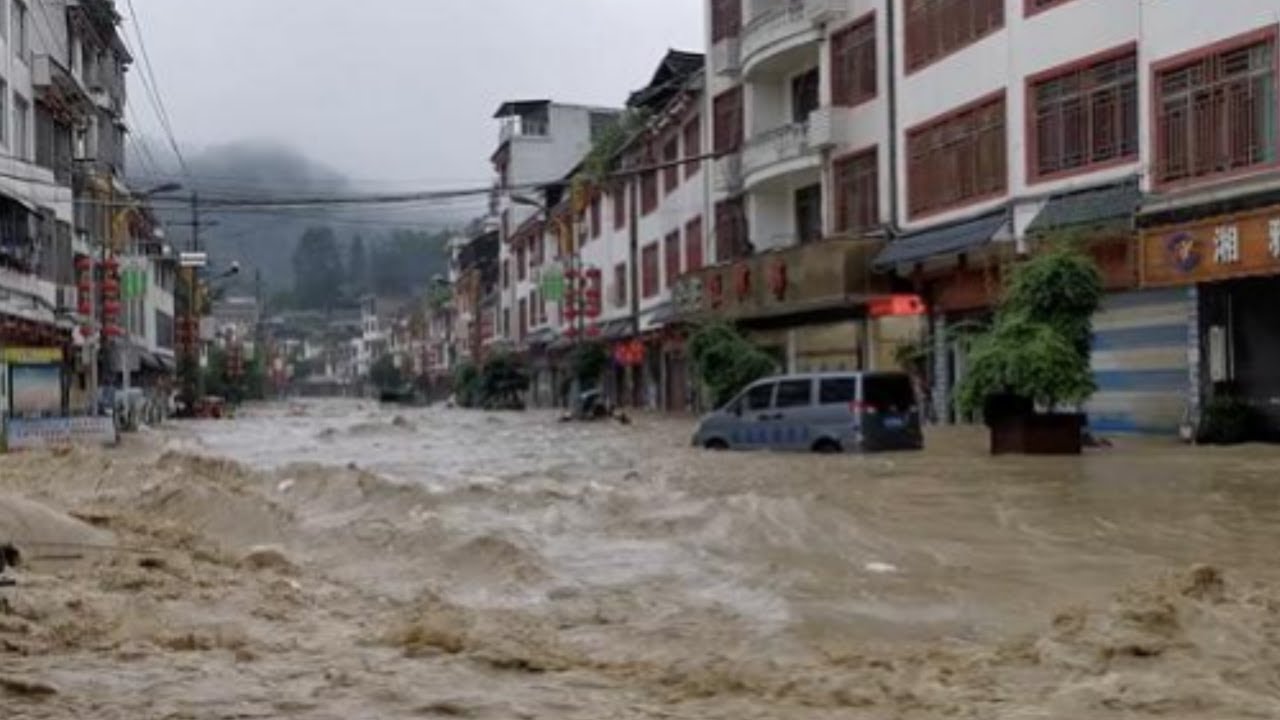 City under sea, China dam discharge! Typhoon brings more rain to Guangdong