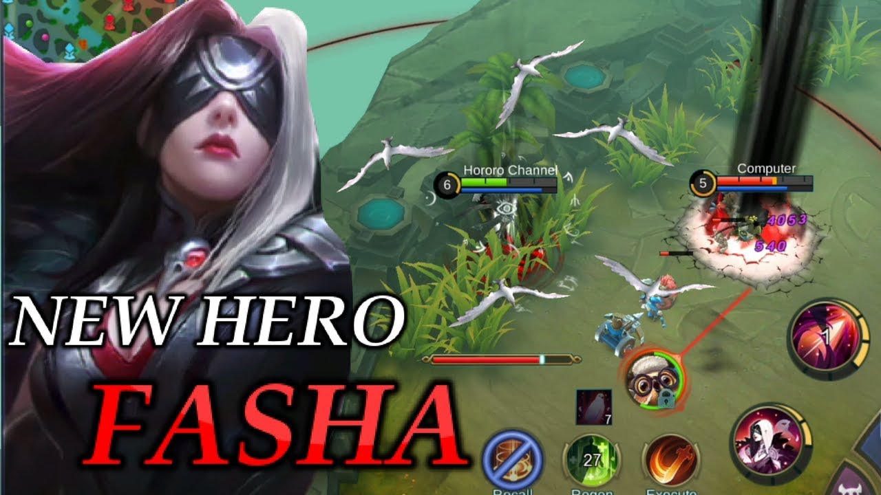 NEW HERO FASHA ANIMATION AND SKILLS EXPLANATION